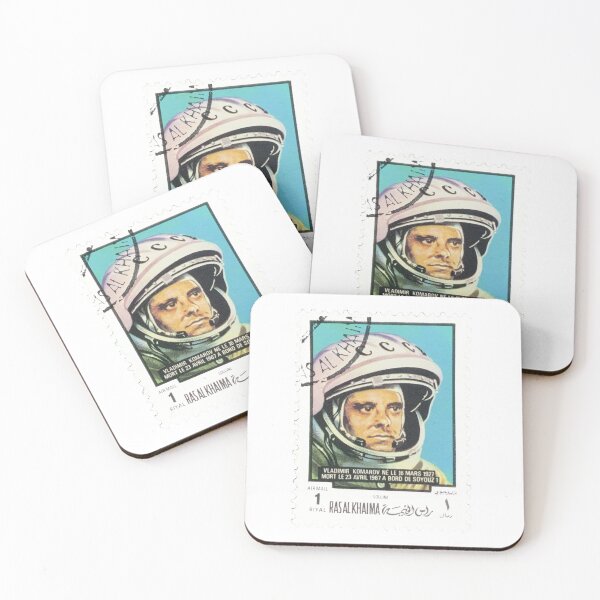 Item preview, CCCP Astronaut Vintage Postage Stamp designed and sold by red-amber65.