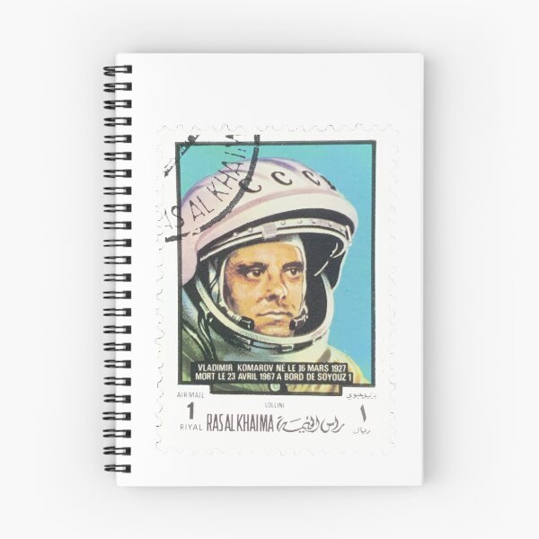 Item preview, CCCP Astronaut Vintage Postage Stamp designed and sold by red-amber65.