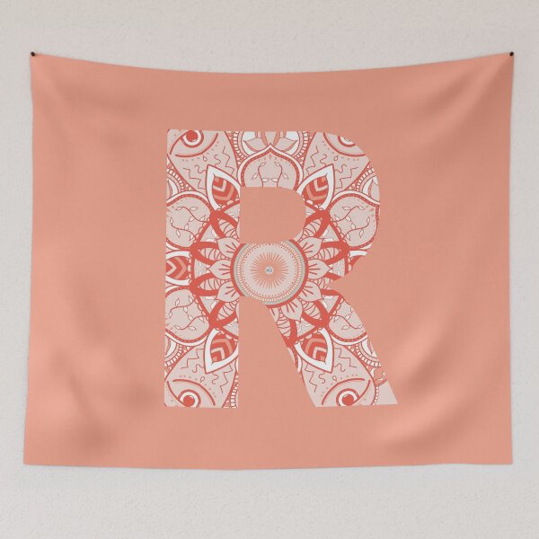 Item preview, Pink R Mandala designed and sold by abirose30.