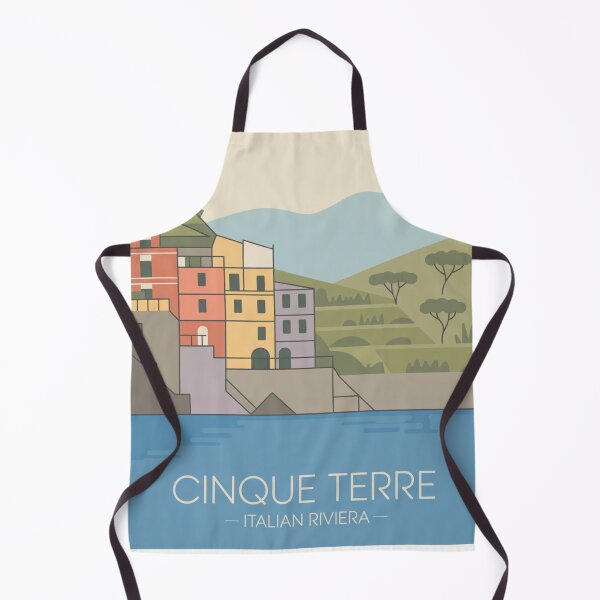Item preview, Cinque Terre Minimal Travel Poster | Italian Riviera Line Art designed and sold by Timeless Design.