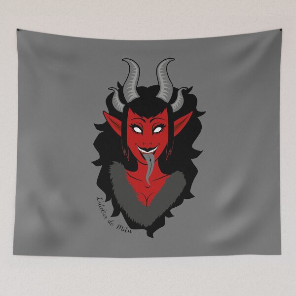 Item preview, Lady Krampus - V2 - Grey background designed and sold by L'Atelier de Milu.