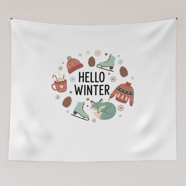 Item preview, hello winter t-shirt  designed and sold by TheHappyHaul.