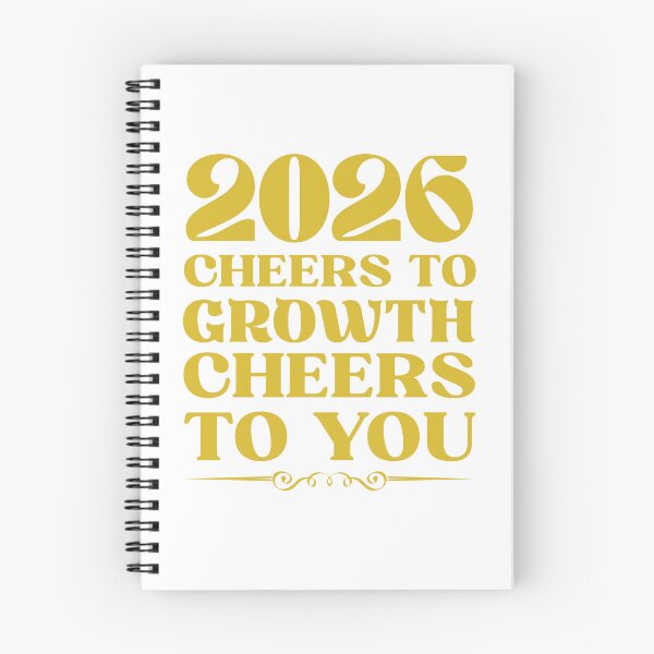 Item preview, 2026 Cheers to Growth, Cheers to You, New Year Typography Design designed and sold by D3Xpert.