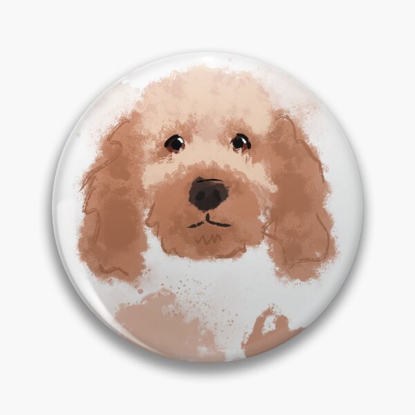 Item preview, Cockapoo dog portrait designed and sold by Katie Batchelor.