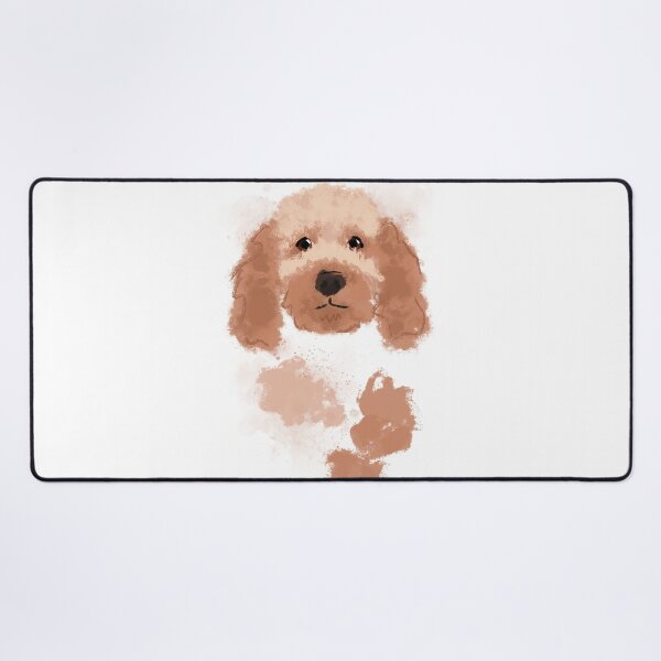 Item preview, Cockapoo dog portrait designed and sold by Katie Batchelor.