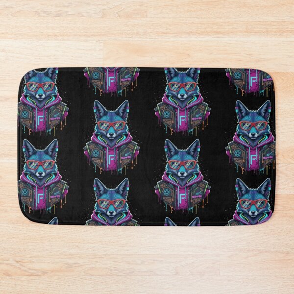 Item preview, Cyberpunk Neo Fox – Futuristic Tech Animal Illustration designed and sold by Dogandesighn.