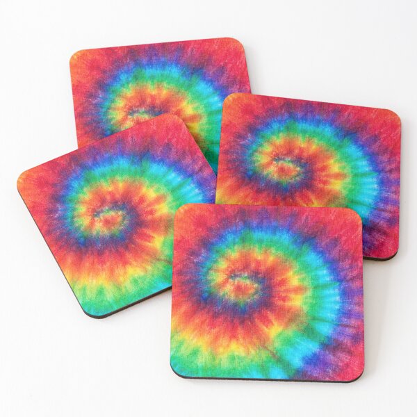 Item preview, Bright Multi Colored Red Spiral Tie Dye Print Photo designed and sold by cgroenewald.