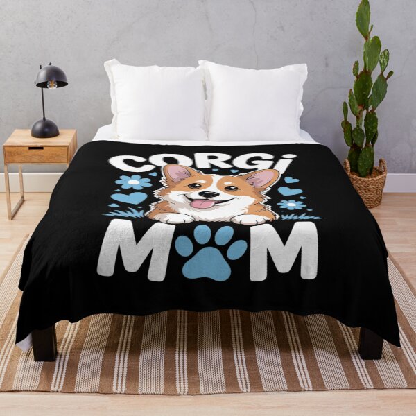 Item preview, Corgi Mom Mum Dog Floral Men Women designed and sold by MythWoot.