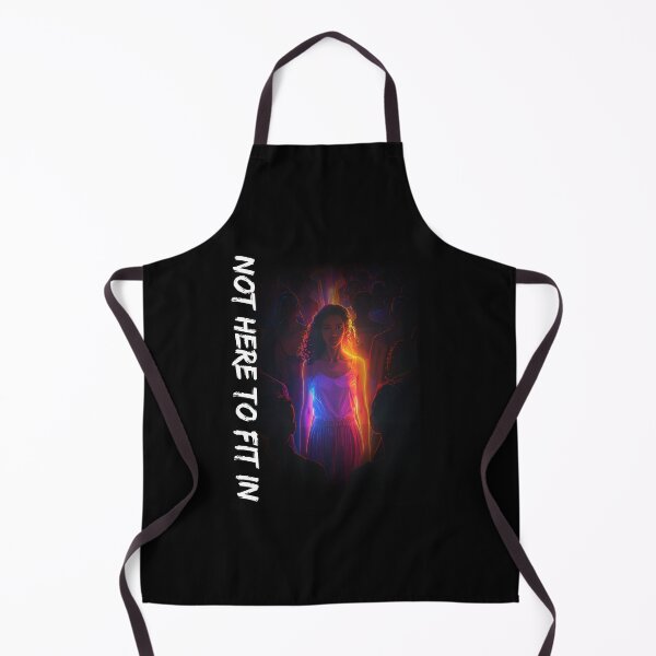 Item preview, Not Here To Fit In – outsider, awakened, unique, confident, colorful t-shirt designed and sold by KaroZone.