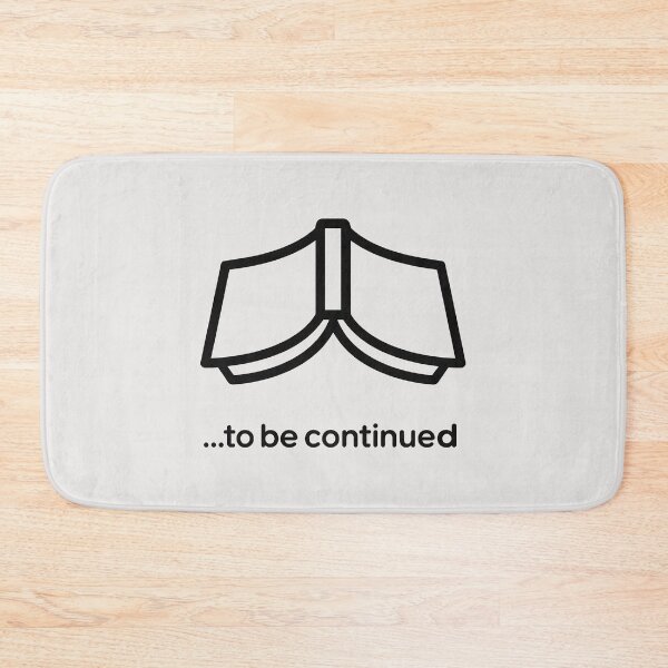 Item preview, To Be Continued Minimalist Book Design with Black Line Art and Storytelling Mood designed and sold by SplashTastic.