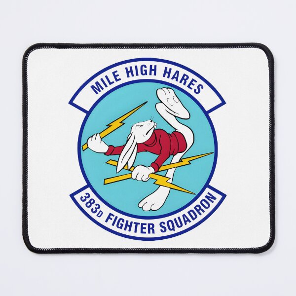 Item preview, 383rd Fighter Squadron Patch (Mile High Hares) designed and sold by CharlieDesings.