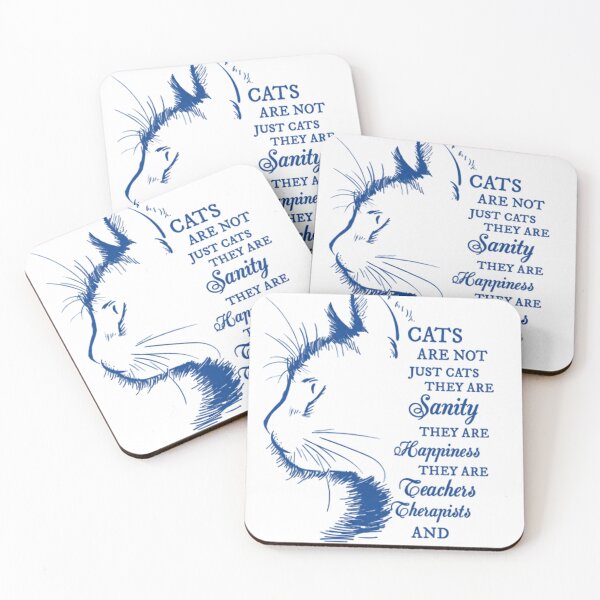 Item preview, Cat Lover, Feline Therapy, Inspirational Cat Quote designed and sold by DesignDenDo ⭐⭐⭐⭐⭐.