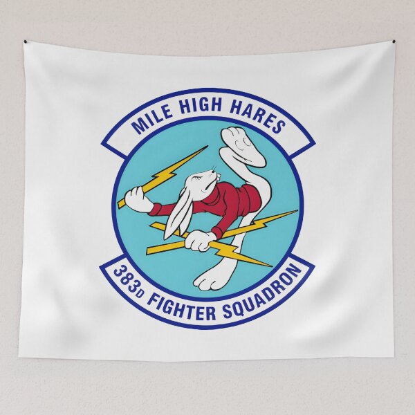 Item preview, 383rd Fighter Squadron Patch (Mile High Hares) designed and sold by CharlieDesings.