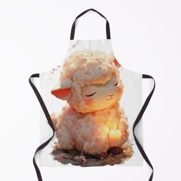 Item preview, Serene Sheep Candle Fantasy Art designed and sold by DanielY01.