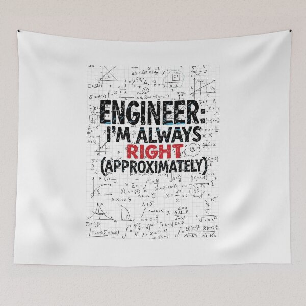 Item preview, Engineer: I'm always right (approximately) designed and sold by FitEnvy.