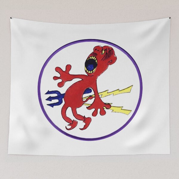 Item preview, 384th Fighter Squadron Screaming Red Devil Insignia designed and sold by CharlieDesings.