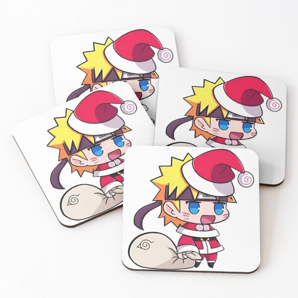 Item preview, Naruto-Festive Chibi Ninja in Holiday Outfit – Cute Christmas Anime Style Art Padoru designed and sold by Dyan4.