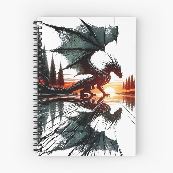 Item preview, Dragon Reflection, Ai Generated Art designed and sold by ACC .