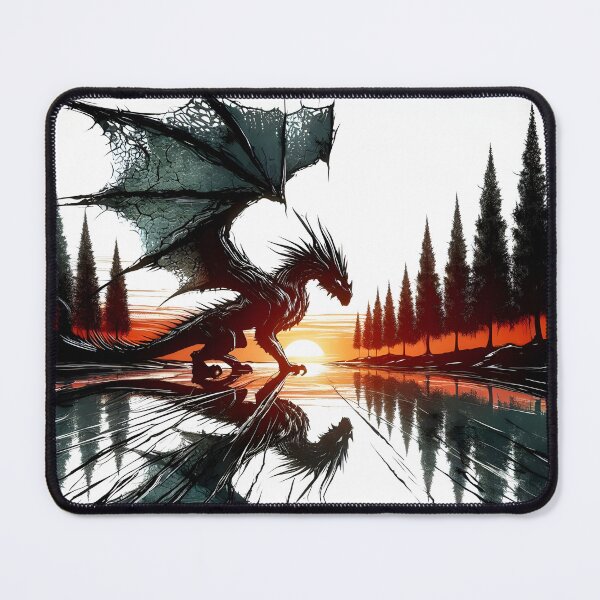 Item preview, Dragon Reflection, Ai Generated Art  designed and sold by ACC .