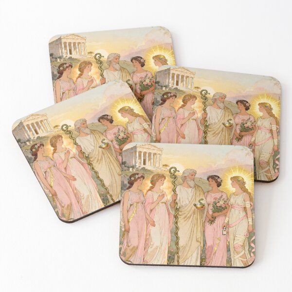 Item preview, Asclepius & Epione – Divine Healers of Ancient Greece designed and sold by SoniaSarkali.