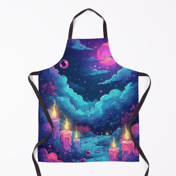 Item preview, Glowing candles under moonlit clouds designed and sold by Mianku | Für das Leben.