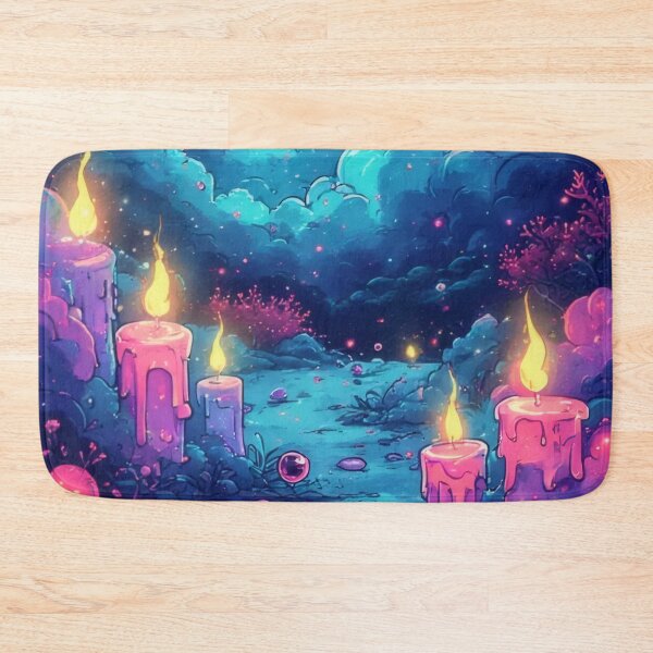 Item preview, Glowing candles under moonlit clouds designed and sold by Mianku | Für das Leben.