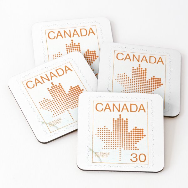 Item preview, Canadian Canada Red Maple Leaf Vintage Postage Stamp designed and sold by red-amber65.