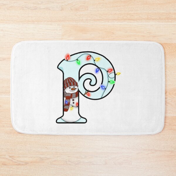 Item preview, Holiday themed letter P designed and sold by Artistkhg.