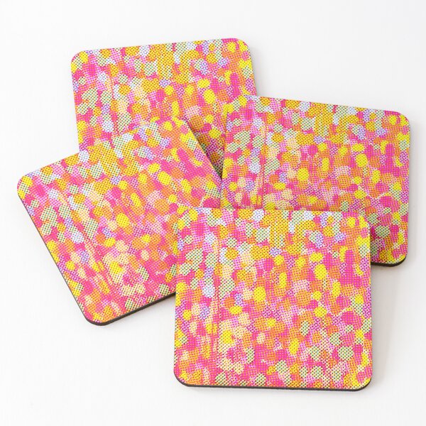 Item preview, Retro Revival Summer Colors Dots Pattern designed and sold by Petra Lang.