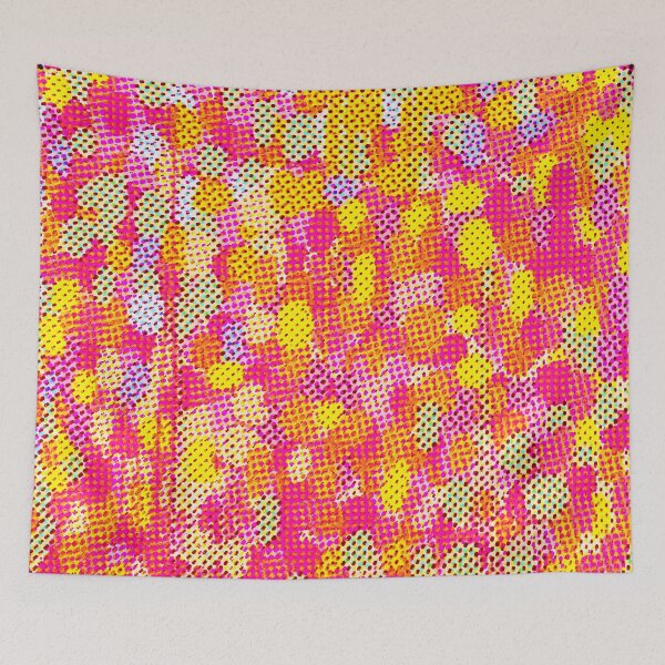 Item preview, Retro Revival Summer Colors Dots Pattern designed and sold by Petra Lang.