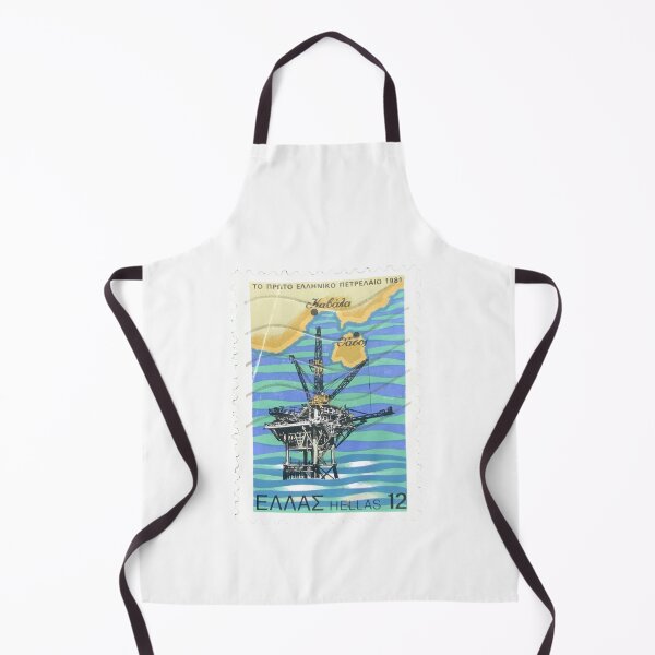 Item preview, Greek Oil Rig Greece Vintage Postage Stamp designed and sold by red-amber65.