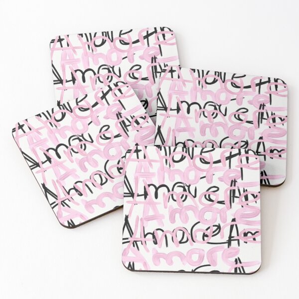 Item preview, Amore Poster | Romantic Girly Aesthetic Wall Art designed and sold by archangel888.