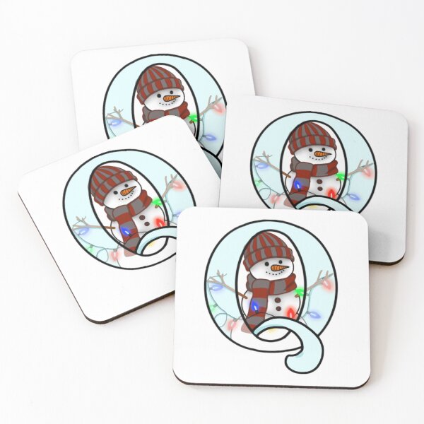 Item preview, Holiday themed letter Q designed and sold by Artistkhg.