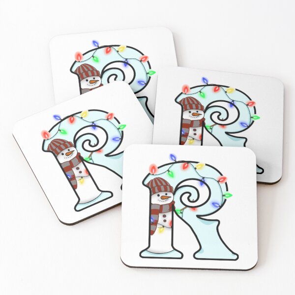 Item preview, Holiday themed letter R designed and sold by Artistkhg.