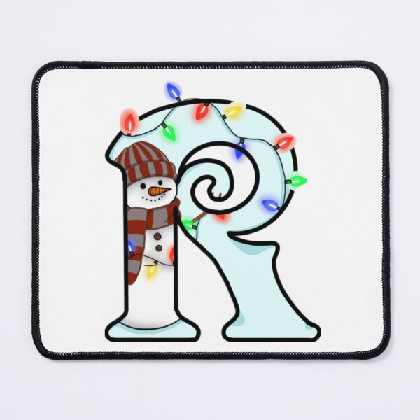 Item preview, Holiday themed letter R designed and sold by Artistkhg.