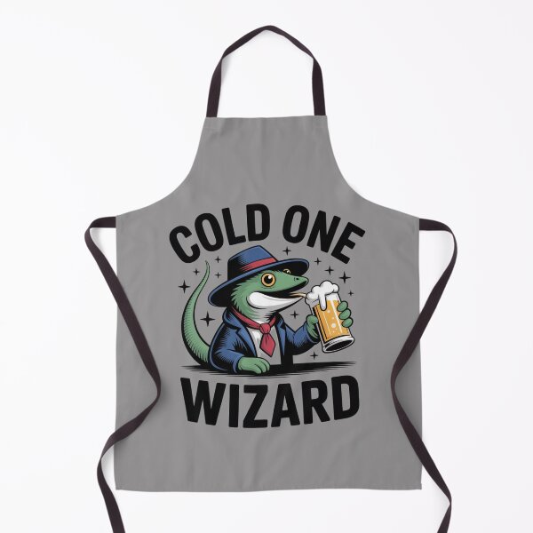 Item preview, Lizard Wizard: Lizard Edition - Funny Lizard Animal Drinking T-Shirt designed and sold by Grang Art Artistic Designs.