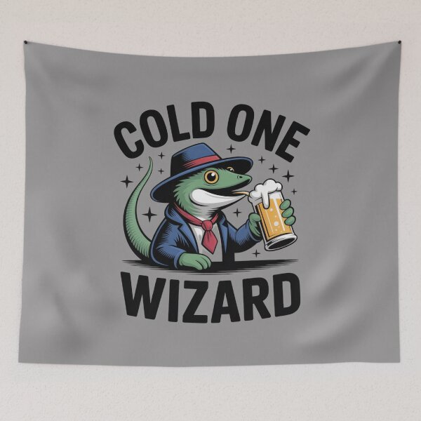 Item preview, Lizard Wizard:  Lizard Edition - Funny Lizard Animal Drinking T-Shirt designed and sold by Grang Art Artistic Designs.