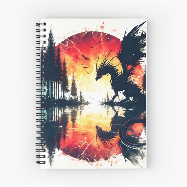 Item preview, Dragon Reflection, Ai Generated Art designed and sold by ACC .