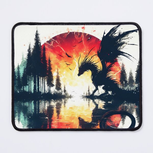 Item preview, Dragon Reflection, Ai Generated Art designed and sold by ACC .