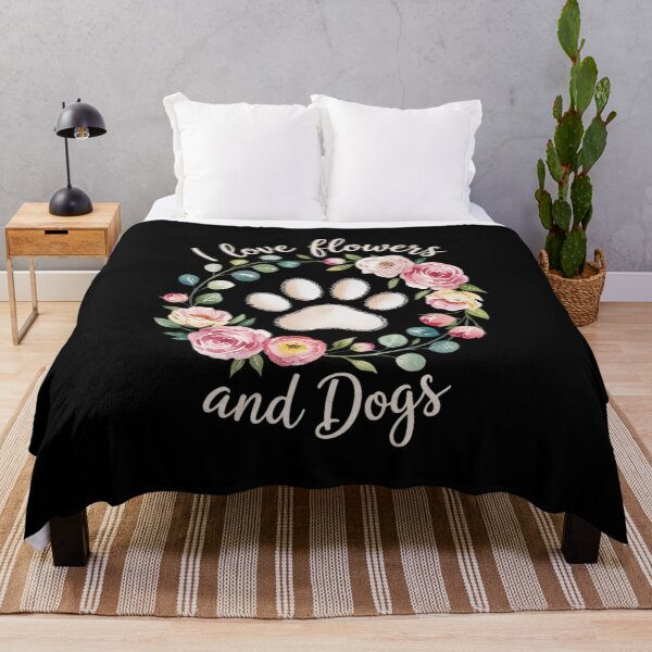 Item preview, Cute Florist Flowers And Dogs Floral  designed and sold by MythWoot.