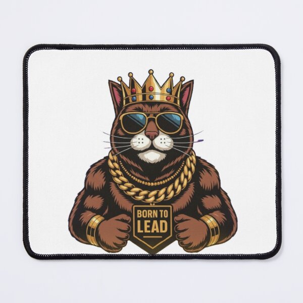 Item preview, Born to Lead King Cat Art designed and sold by Pixostick.