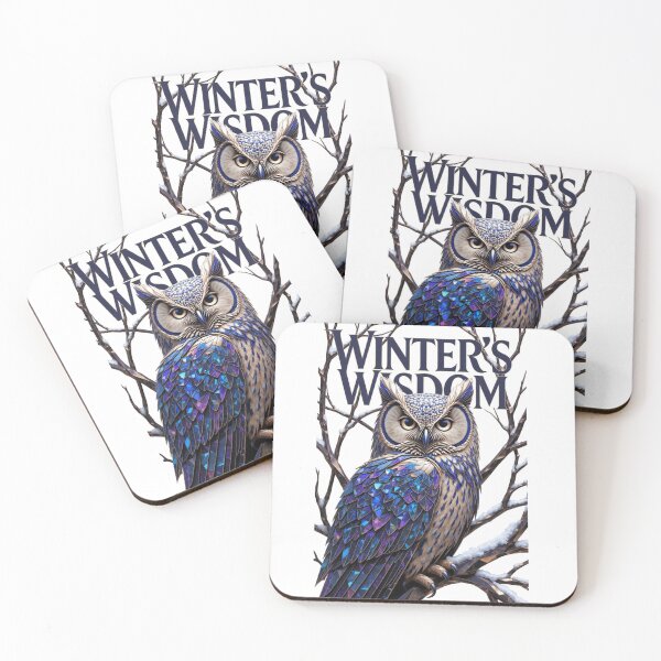 Item preview, Crystalized Forest Owl T-Shirt, Premium Deep Sapphire Winter Graphic, Mythology Wisdom Art designed and sold by YMLux.