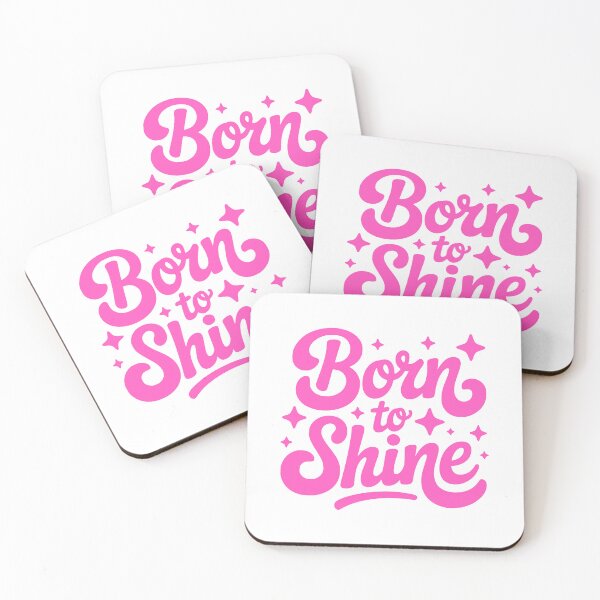 Item preview, Born To Shine! Pink Girly Gift designed and sold by PMCreative.
