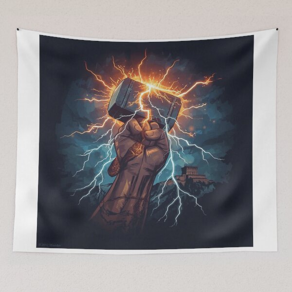 Item preview, Hammer of the Storm God designed and sold by DreamistStore.