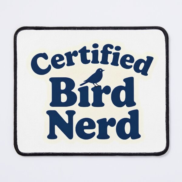 Item preview, Certified Bird Nerd Logo- Bird Watching Enthusiast Gift - Vintage Badge Sticker - Ornithology Lover Design designed and sold by NatureNookTees.