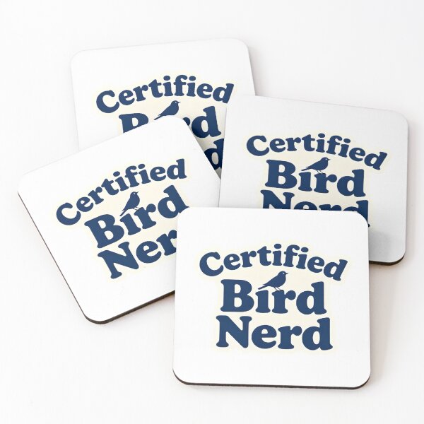 Item preview, Certified Bird Nerd Logo- Bird Watching Enthusiast Gift - Vintage Badge Sticker - Ornithology Lover Design designed and sold by NatureNookTees.