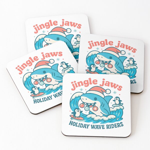 Item preview, Shark Surf Christmas Holiday Crew designed and sold by wesdesignshop.