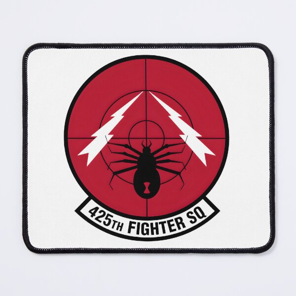 Item preview, 425th Fighter Squadron Spider and Lightning Target Emblem designed and sold by CharlieDesings.