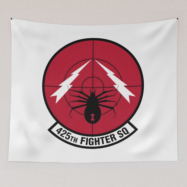 Item preview, 425th Fighter Squadron Spider and Lightning Target Emblem designed and sold by CharlieDesings.