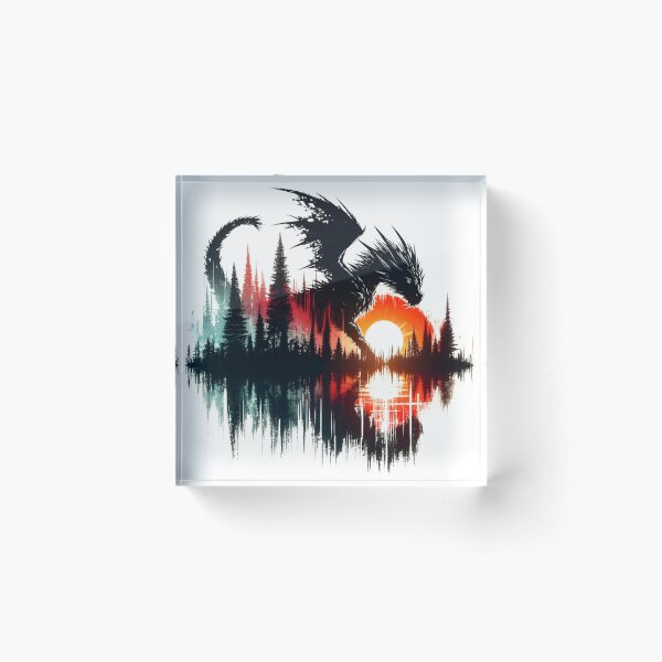 Item preview, Dragon Reflection, Ai Generated Art designed and sold by ACC .